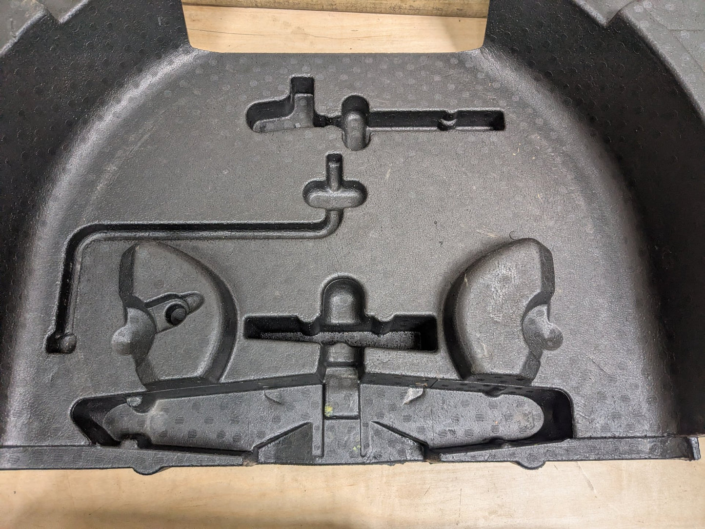 2019 BMW X3 G01-Trunk Spare Tire Mount Brackets Foam Covers PN: 7440140