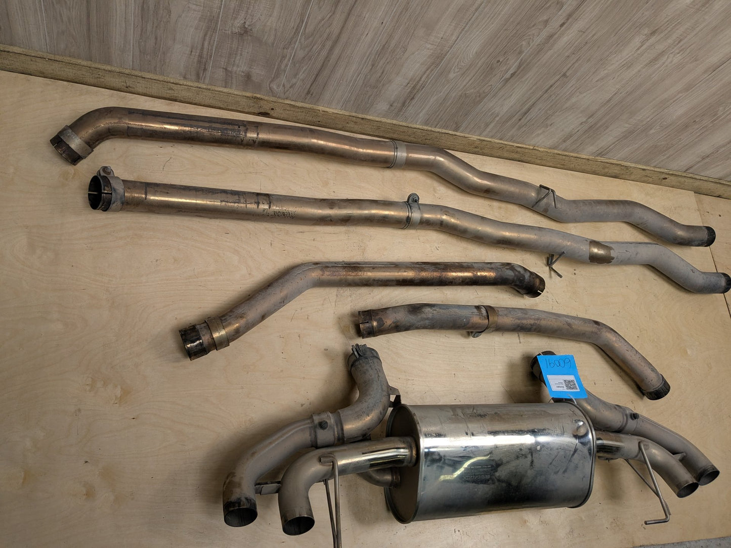 17-24 AMYTRIX BMW G30 M550iX N63TU2 4.4L V8 Valved Exhaust Muffler Pipes SET