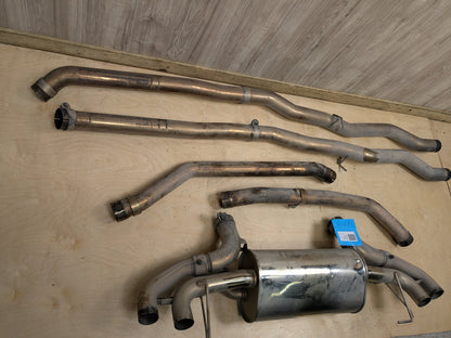 17-24 AMYTRIX BMW G30 M550iX N63TU2 4.4L V8 Valved Exhaust Muffler Pipes SET