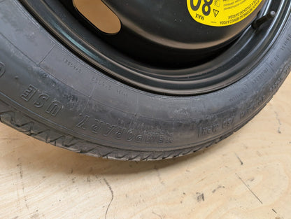 15-18 OEM Audi Q3 18x4 ET27.5 Emergency Spare Wheel Rim Tire PN: 5N0601027E