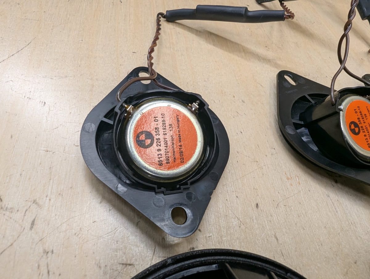OEM BMW F30 F32 F82 M4 G12 Sound System Speaker HARMAN KARDON SET