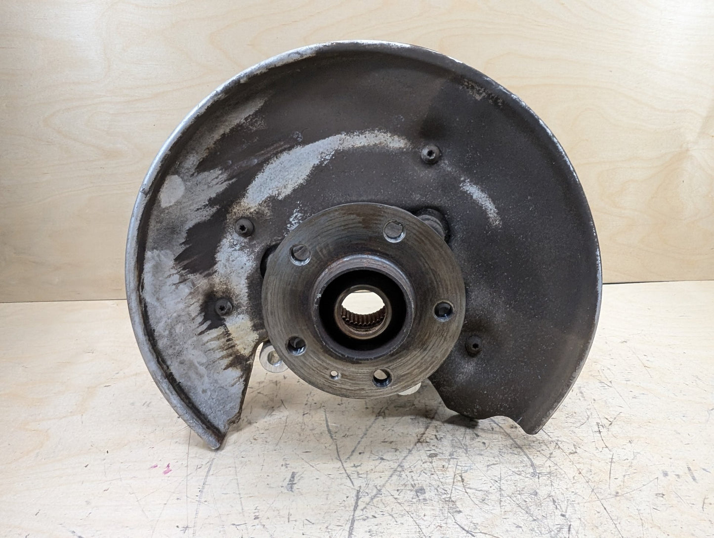 2011-2017 Audi RS5 8T Rear Left Driver Spindle Knuckle w/ Bearing 8K0505431AS OEM