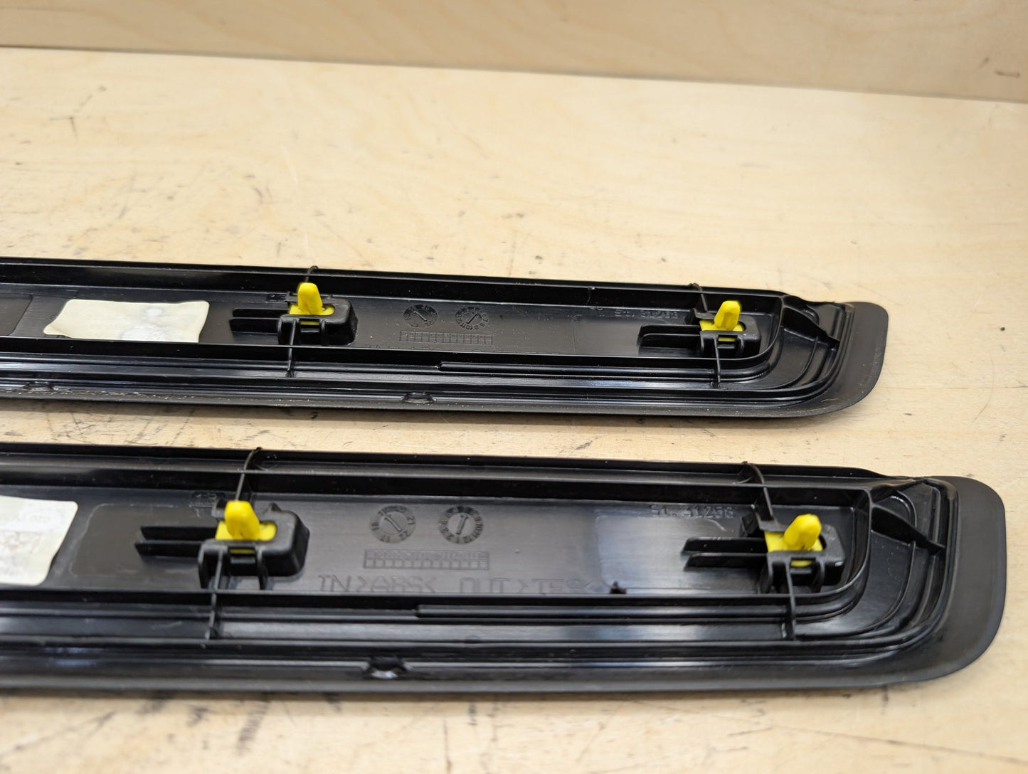 19-21 OEM BMW G20 G21 M340i Front Left Right Door Sill Plate Molding Trim PAIR