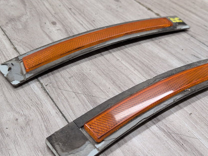 OEM BMW F01 F02 740 750 760 Rear Left Right Driver Passenger Bumper Side Marker Light Reflector PAIR
