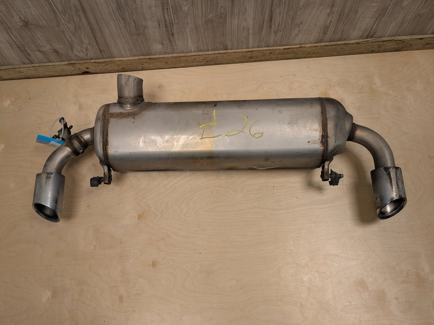 19-23 OEM BMW G20 330 Dual Exhaust Pipe Muffler Silver Tips B46 Engine