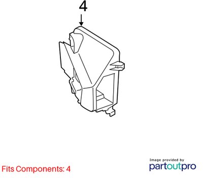 2015-2018 BMW X5 F85 Left Driver Secondary Auxiliary Radiator Air Duct 8056319