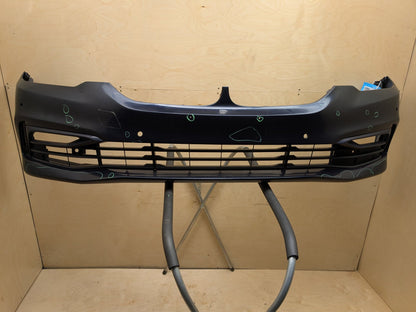 18-20 BMW G30 530i 540i M550i Front Bumper Cover Panel w/ Grilles Black