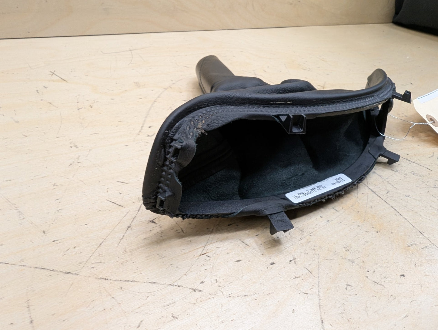 OEM BMW F30 F32 F33 F36 335 340 435 Boot Hand Brake Handle Cover Leather BLACK