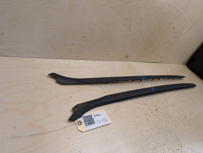 2012-2018 BMW 328i F30 Front Left Right Side Windshield Drip Trim Molding SET 7258187