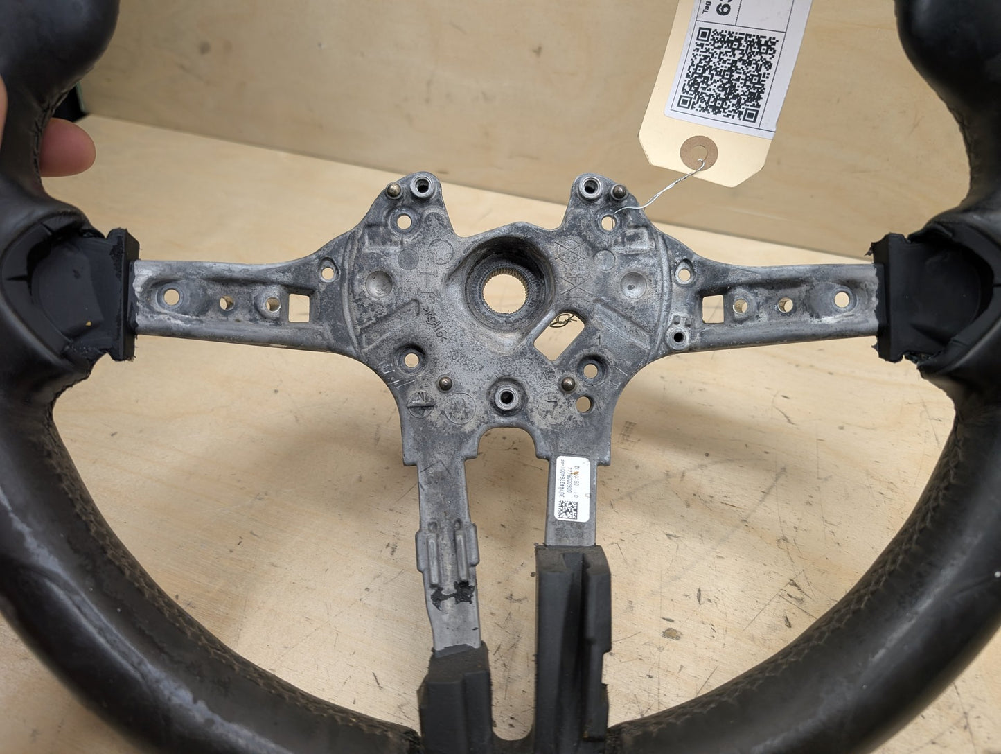 2012-2018 BMW 328i F30 Steering Wheel Bare 7443764