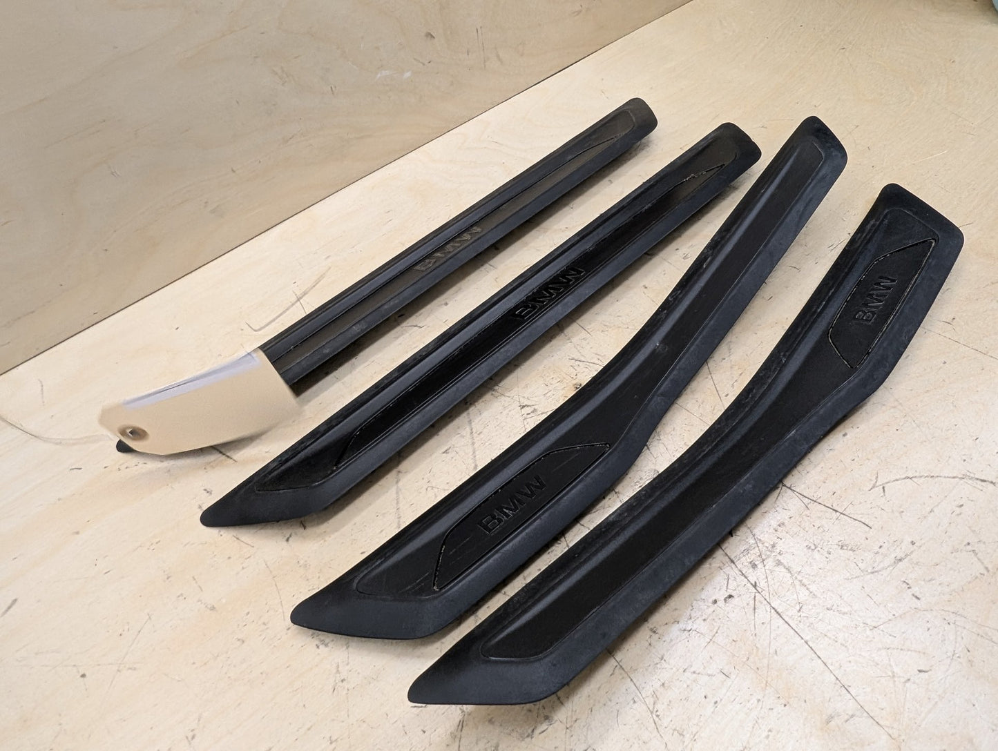 2012-2018 BMW 320i F30 Front Rear Left Right Scuff Plate Door Sill SET 7263315
