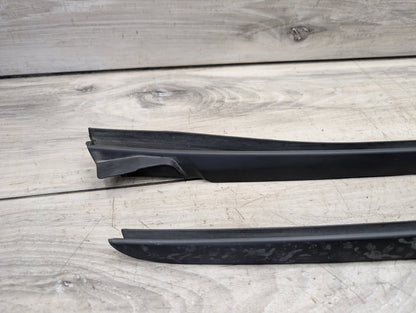 2021-2026 BMW 430i G22 Front Left Right Side Windshield Drip Trim Molding SET 7475009