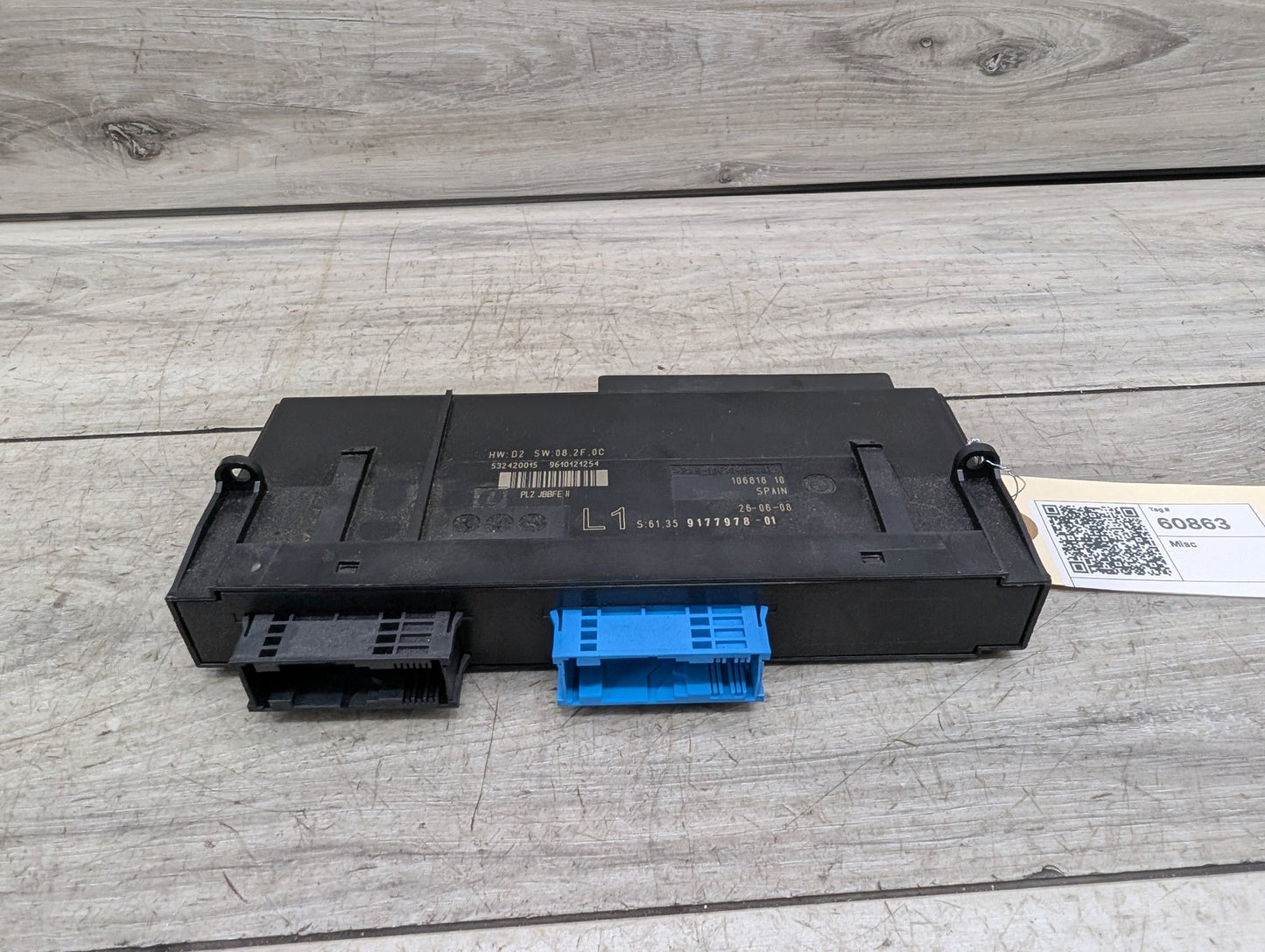 2008-2013 BMW 128i E82 BCM Body Control Module JBBFE 2 9177978