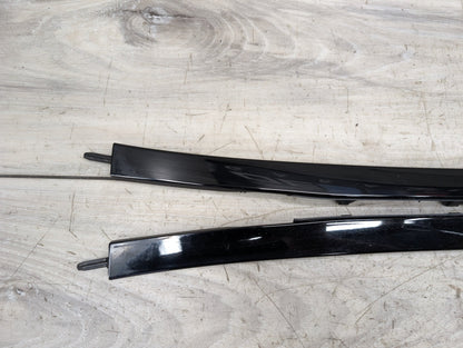 2014 - 2018 BMW X5 F15 Front Left Right Side Windshield Drip Trim Molding SET 7387917 N63B44O1