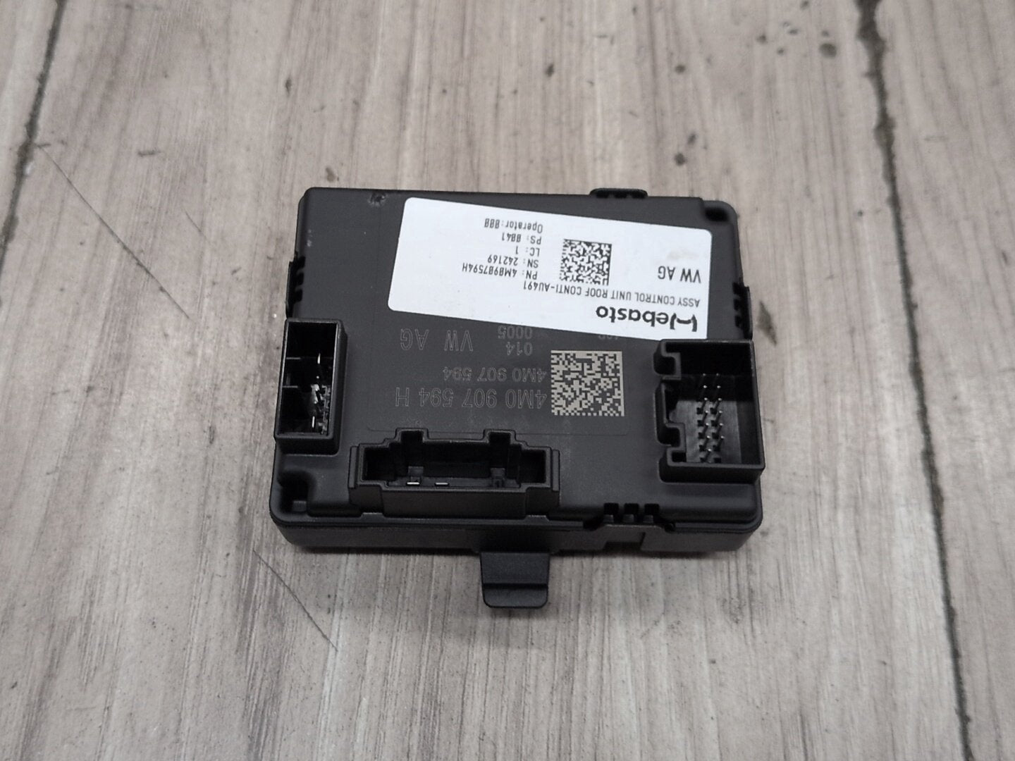 2018-2023 Audi S4 B9 Roof Sun Roof Control Module 4M0907594H