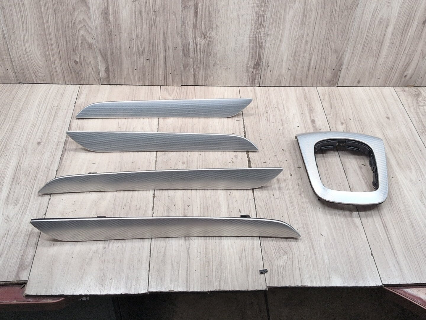 15-18 OEM Audi Q3 Front Rear Left Right Interior Door Console Shifter Trim SET