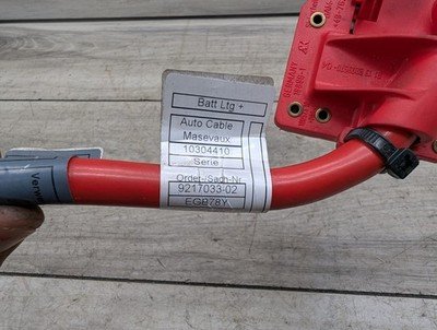 OEM BMW F01 F02 740 750 760 B7 Battery Plus Pole Terminal Positive Red Cable