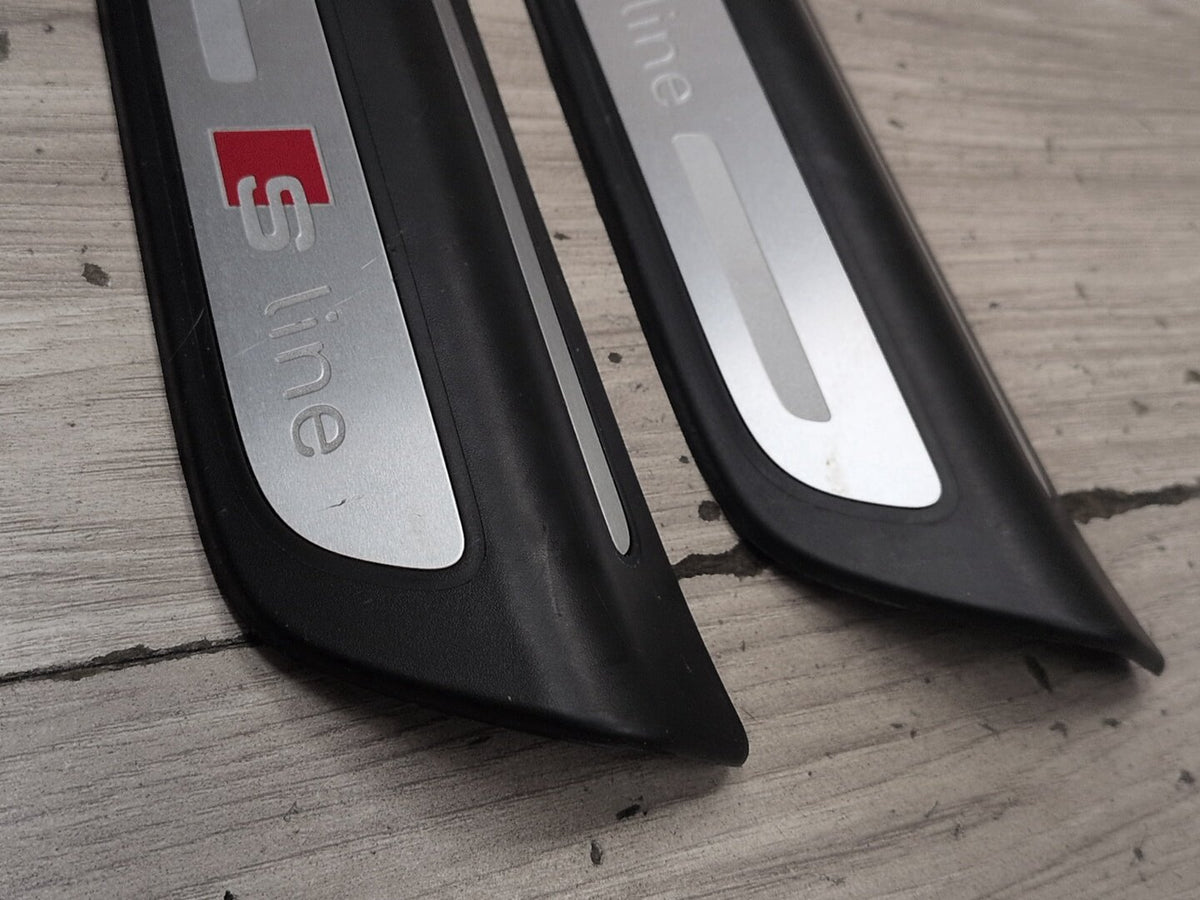 2015-2018 Audi Q3 8U S Line Front Rear Left Right Scuff Plate Door Sill SET 8U0853375A