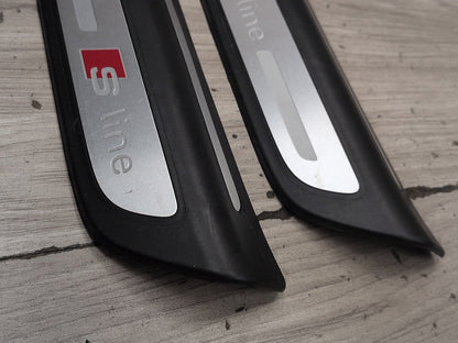 2015-2018 Audi Q3 8U S Line Front Rear Left Right Scuff Plate Door Sill SET 8U0853375A