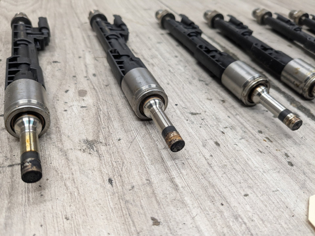 2017 BMW F16 X6 Engine Motor Injector SET 7639994