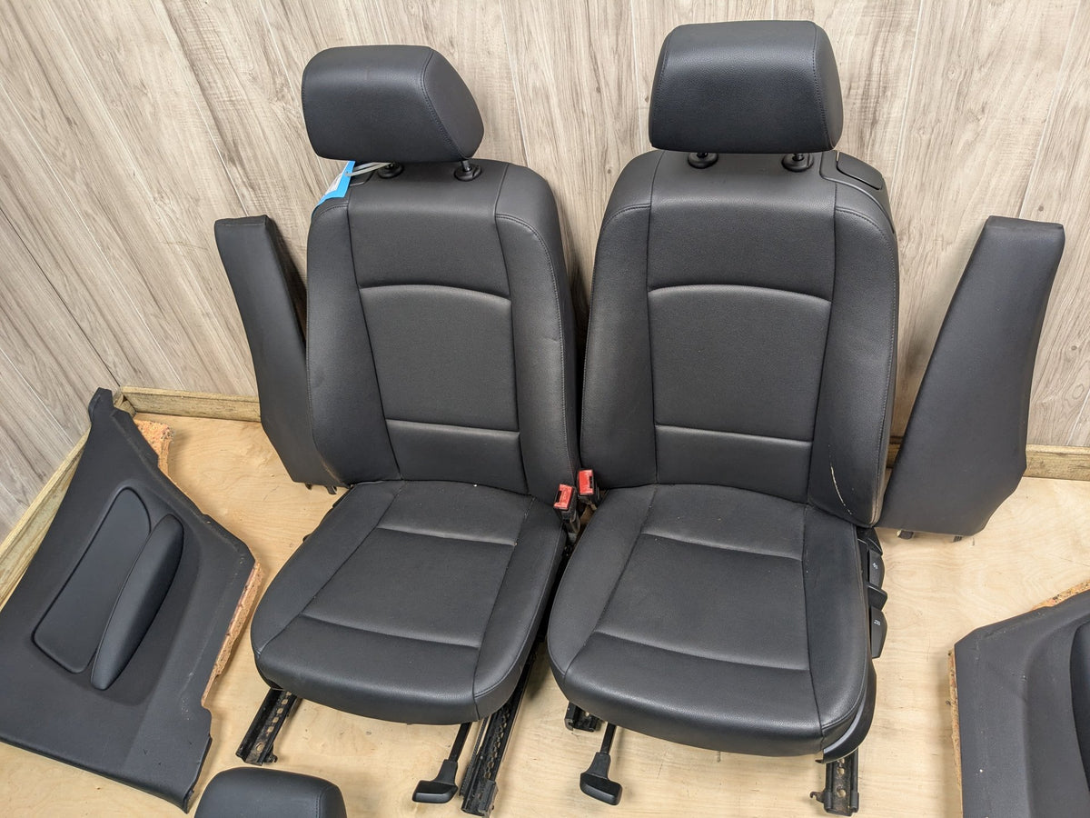 08-13 OEM BMW E82 128 135 COUPE Interior Front Rear Seats Door Panels BLACK