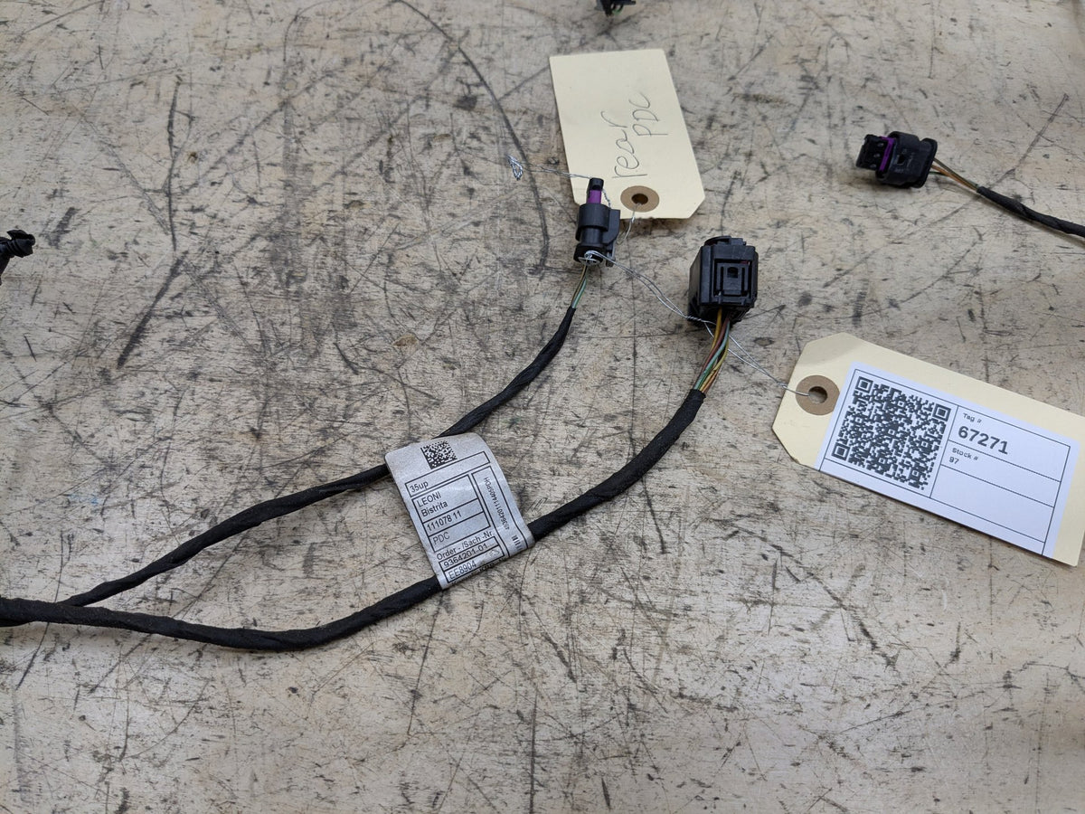 OEM BMW F90 M5 G30 Rear Parking Distance Sonic Harness Wire w/O PDC