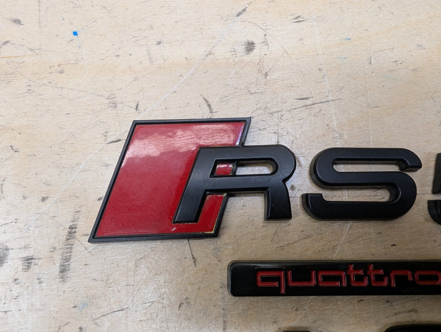 2011-2017 Audi RS5 8T Rear Liftgate Trunk Lid RS5 Quattro Emblem PN: 8T0853736F