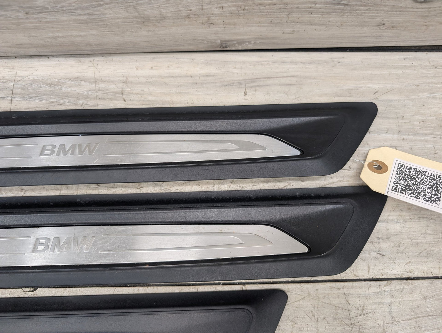 2014 - 2019 BMW 340 F34 Front Rear Left Right Scuff Plate Door Sill SET 7410460 B58B30M0