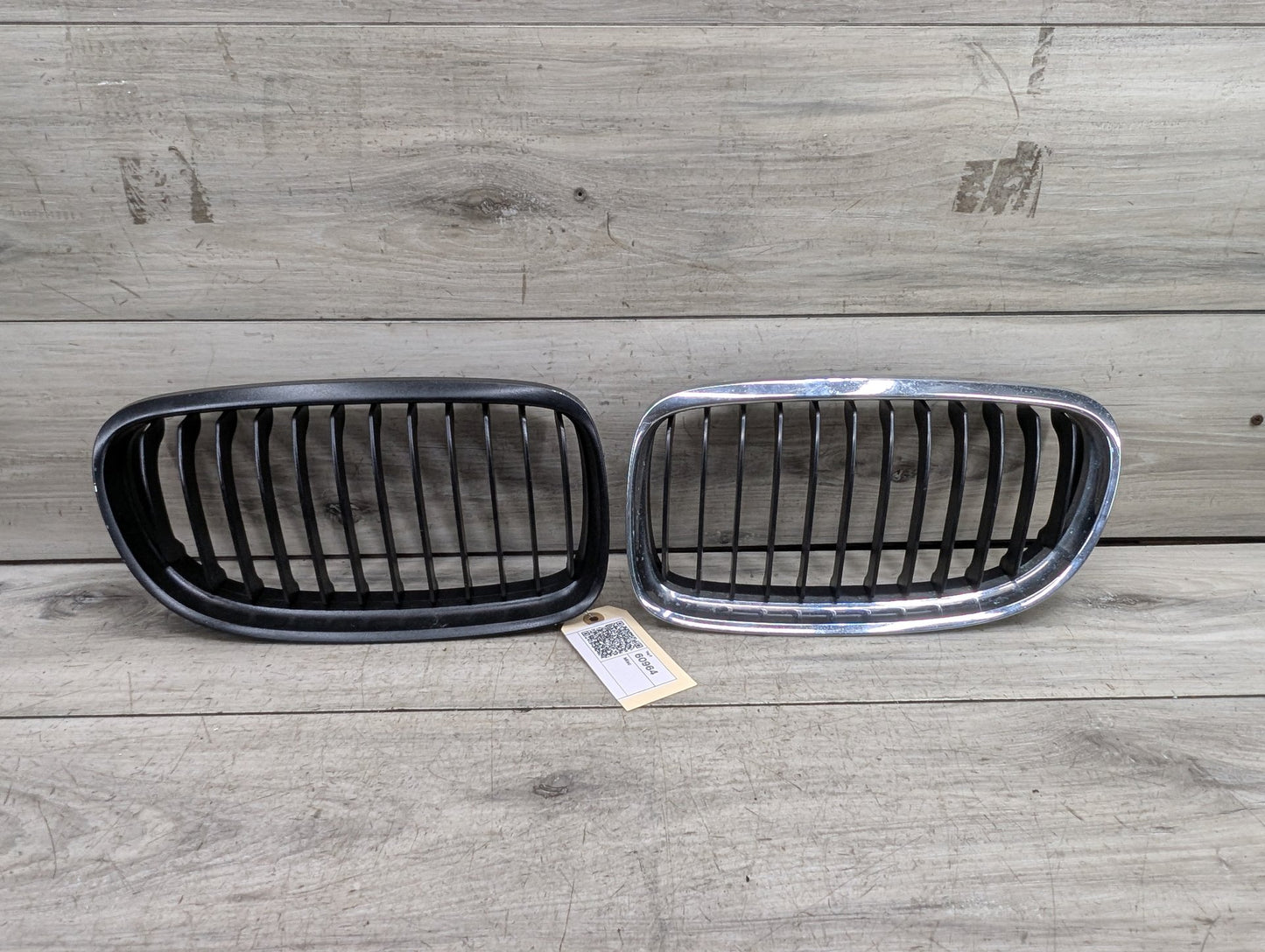 *09-11 OEM BMW E90 E91 M3 Left Right Front Bumper Upper Kidney Grilles CHROME