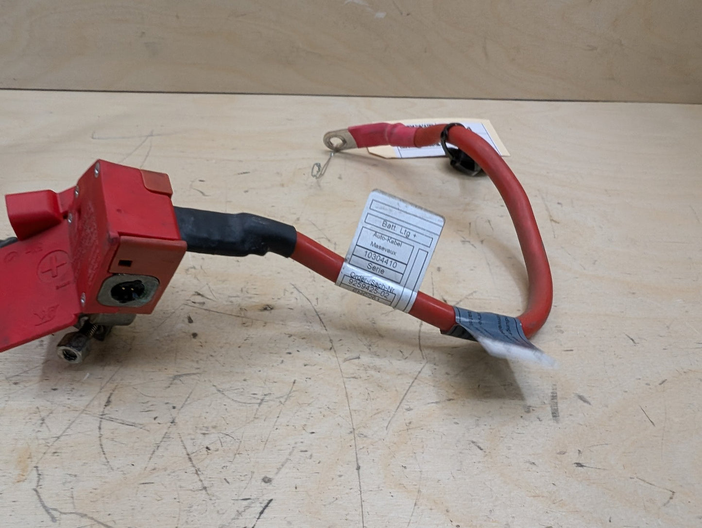 2012-2018 BMW 328i F30- Convertible Top Battery Terminal Positive Harness PN: 9259425
