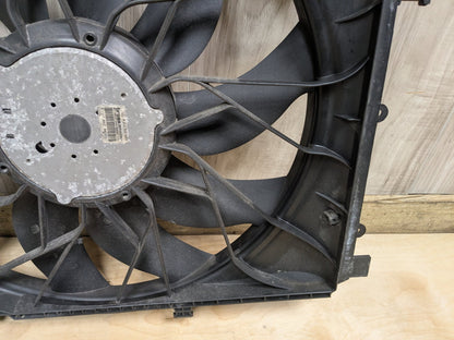 2009-2012 Mercedes-Benz E550 W212 Radiator Fan Shroud Housing w/ Motor A2125000493