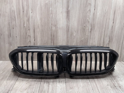 NOTE 17-20 BMW M550i G30 Front Bumper Radiator Air Flap Shutter w/ Kidney Grille