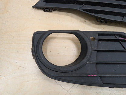 2012-2018 BMW 328i F30 Front Left Right Bumper Fog Lamp Lights Brackets SET 7255365