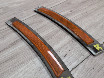 OEM BMW F01 F02 740 750 760 Rear Left Right Driver Passenger Bumper Side Marker Light Reflector PAIR
