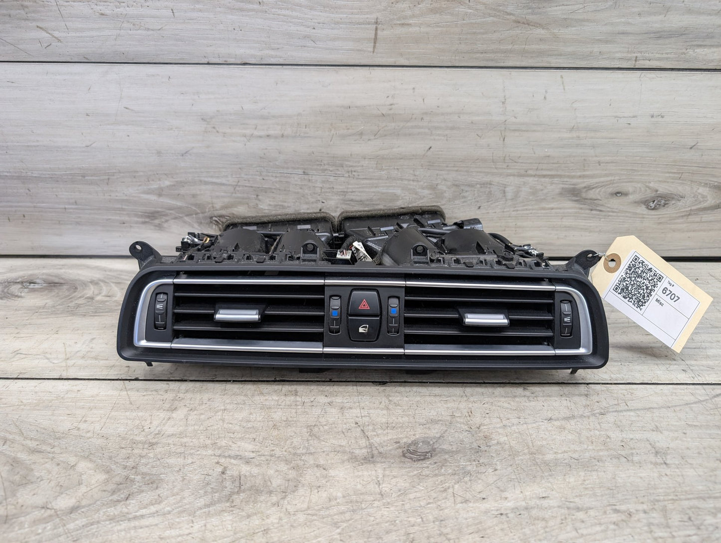 09-15 OEM BMW F01 F02 740 750 760 B7 Dash Center AC Air Vent Fresh Grille Black