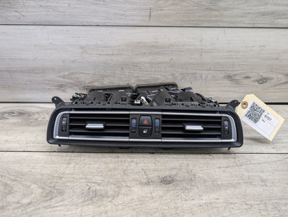 09-15 OEM BMW F01 F02 740 750 760 B7 Dash Center AC Air Vent Fresh Grille Black