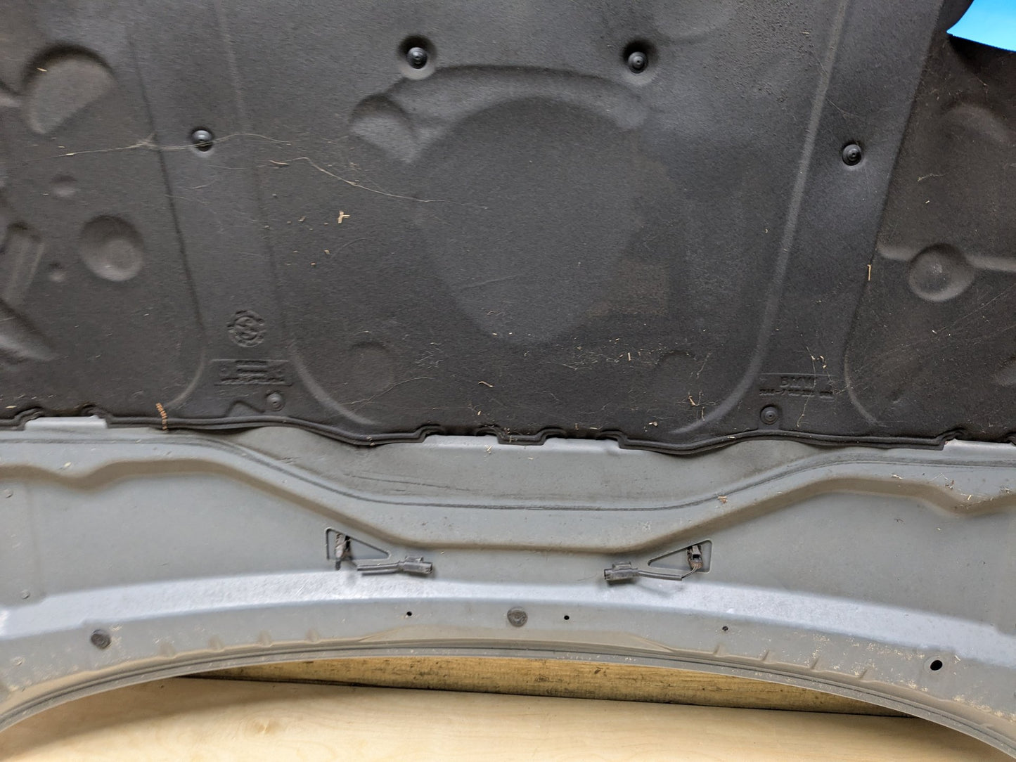 04-10 BMW E60 Hood Bonnet Shell Panel Grey A52