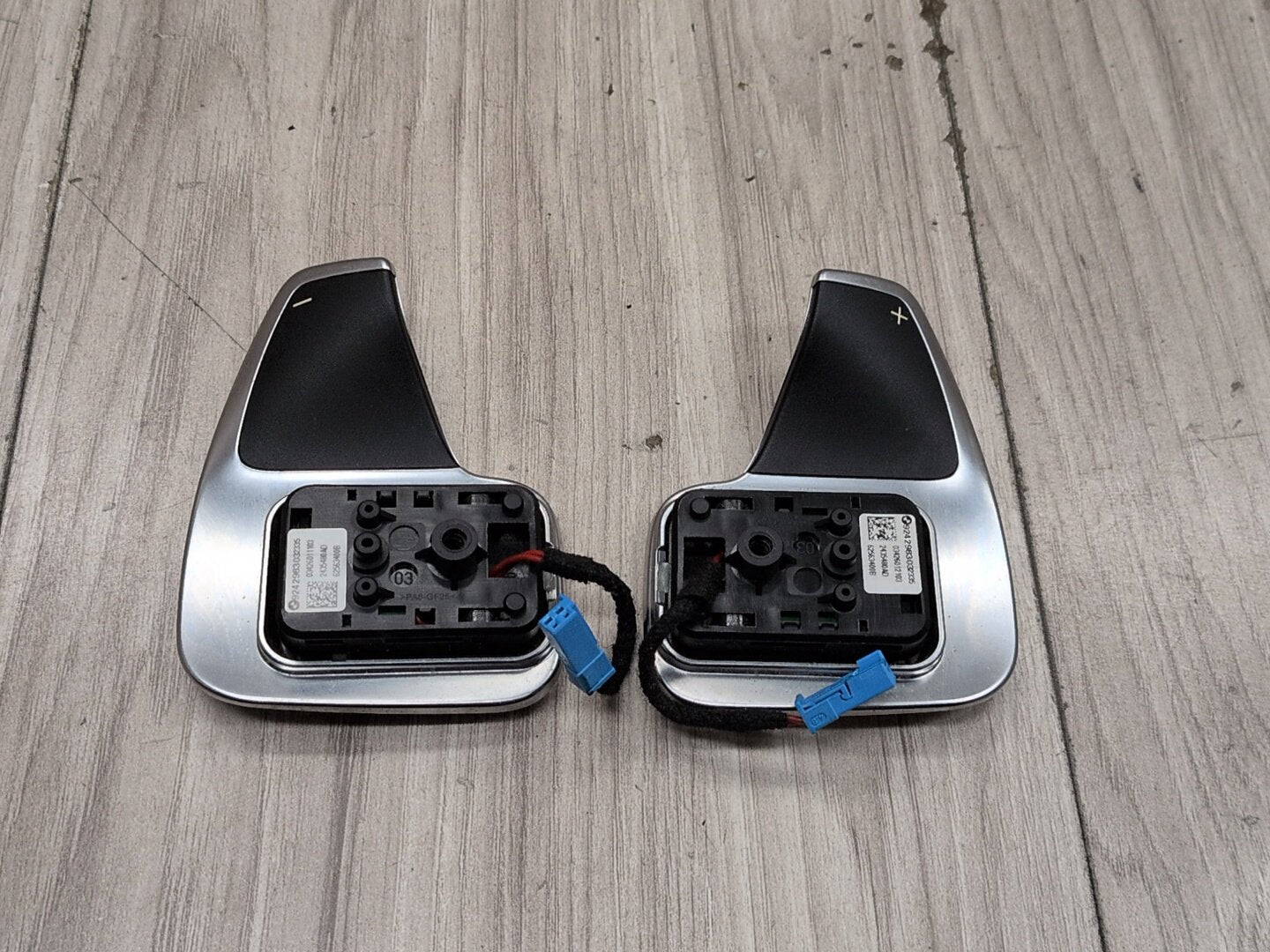 OEM BMW F15 F25 F30 F32 F33 F36 F48 X1 X3 X5 AT Paddle Shifter Plus Minus PAIR