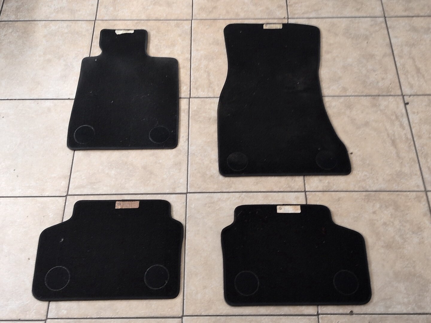 2016-2022 BMW 750i G12 Front Rear Left Right All Weather Mat Carpet Floor Mats SET 7427853 OEM