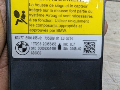 OEM BMW F90 F97 G01 G12 G20 G26 G30 Front Left Right Seat Occupant Sensor Module