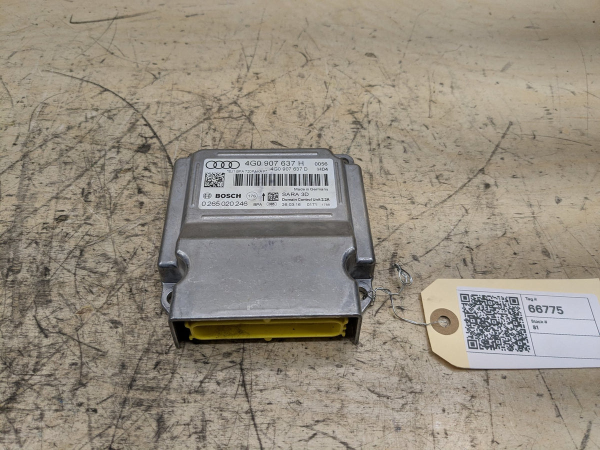 2012-2018 Audi A6 C7 Yaw Rate Sensor Module 4G0907637H OEM