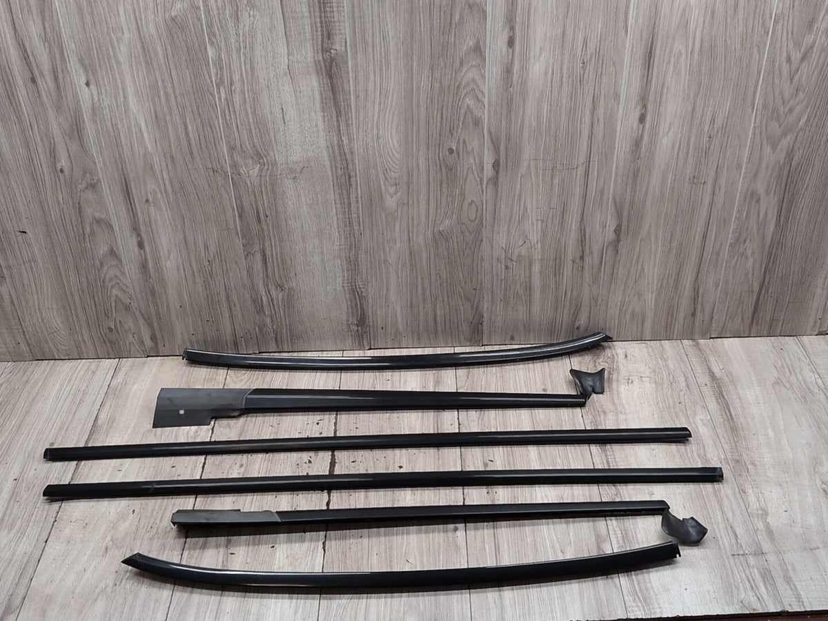2004-2010 BMW M6 E64 Front Rear Left Right Door Gloss Shadow Line Trim Moldings SET 7905425 OEM