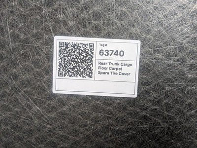 14-18 OEM BMW F15 F85 X5 X5M Rear Trunk Floor Mat Carpet Cargo Cover Black