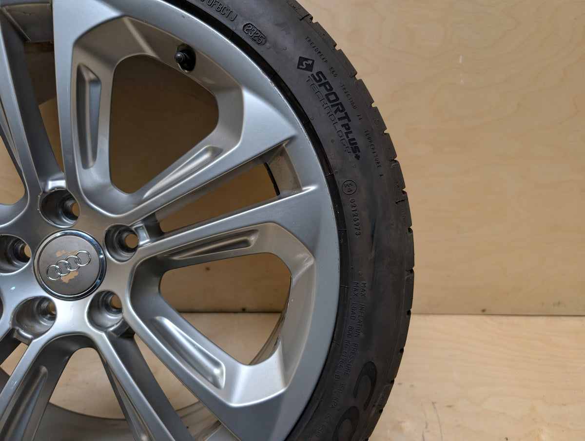 15-18 OEM Audi Q3 Wheel Rim 19x8.5 ET36 Alloy Double Spoke 8U0601025AD