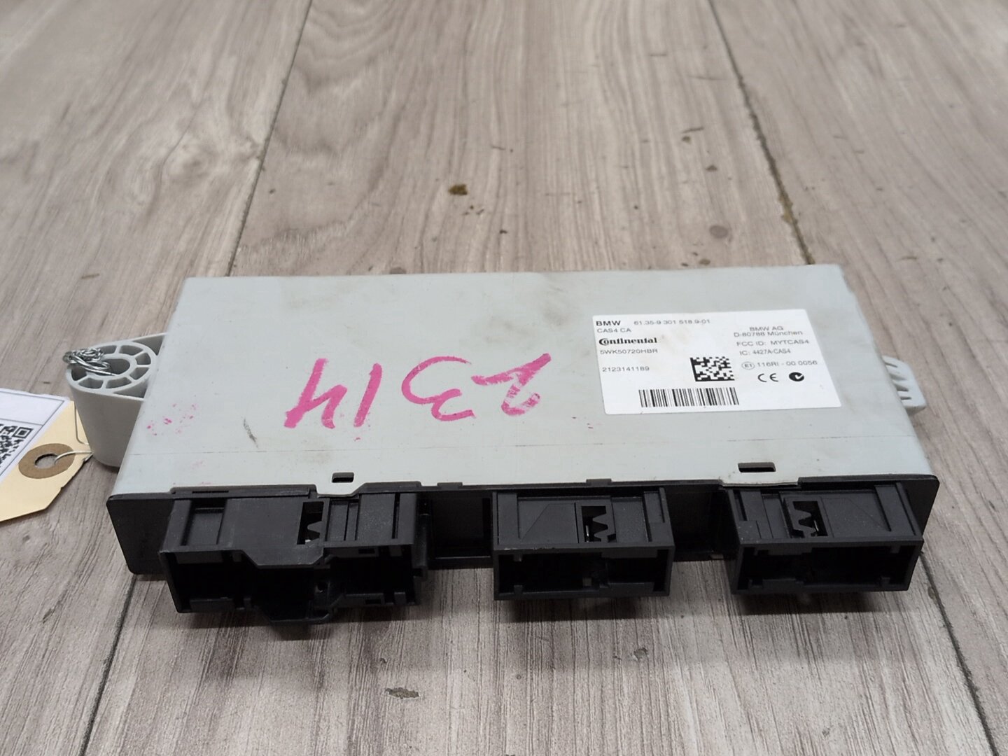 2011 - 2017 BMW X3 F25 CAS Comfort Access Control Module 9301518 N20B20O0