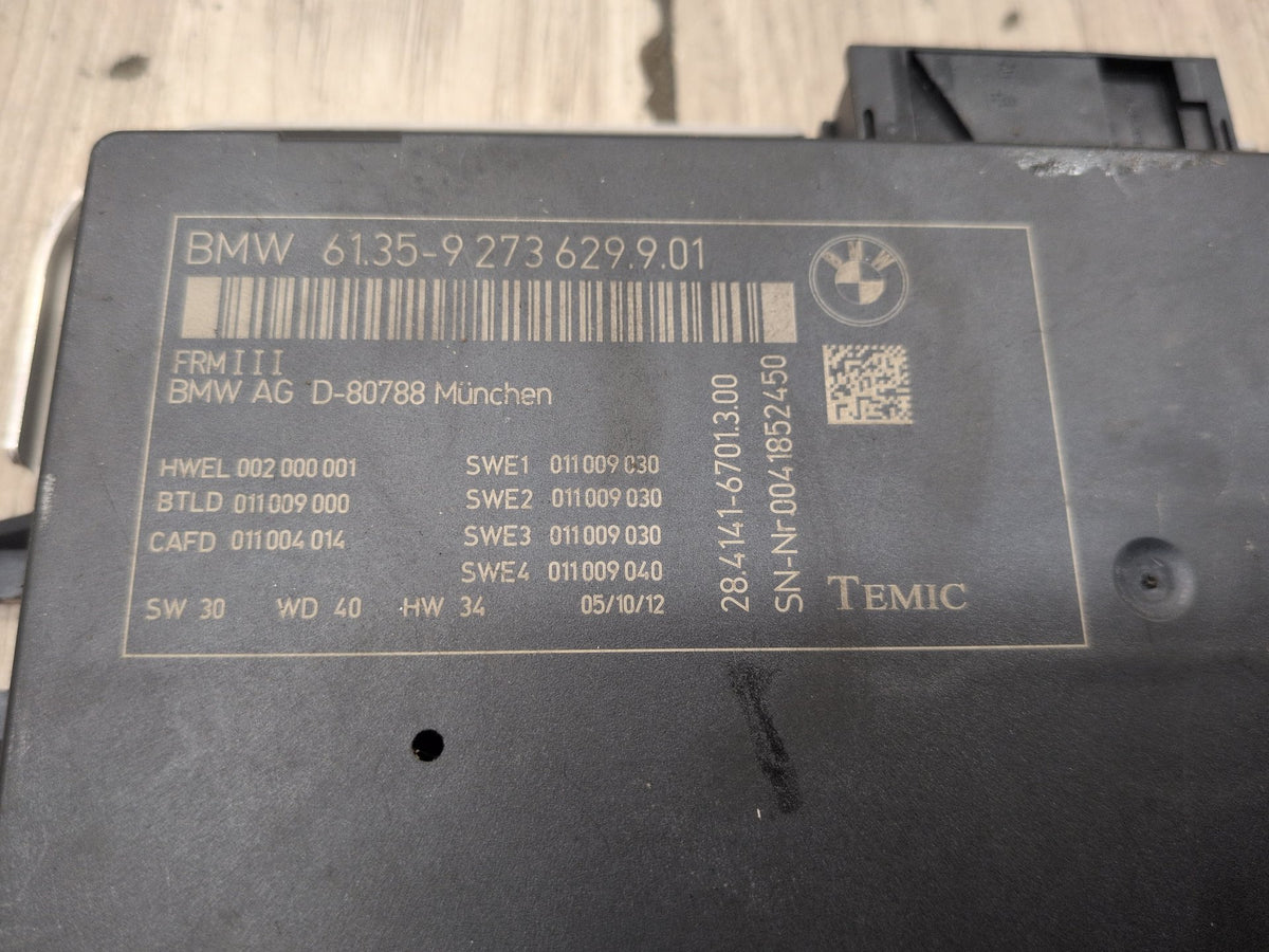 OEM BMW F02 F06 F10 F12 F13 F25 X3 Footwell Light Body Control Module BCM FRM3