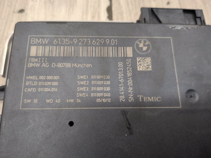 OEM BMW F02 F06 F10 F12 F13 F25 X3 Footwell Light Body Control Module BCM FRM3