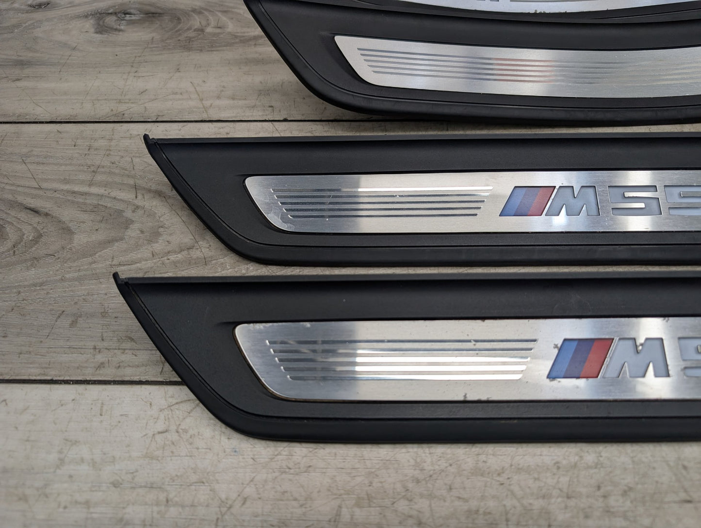 2017-2023 BMW M550i xDrive G30 Front Rear Left Right Scuff Plate Door Sill SET 8064905