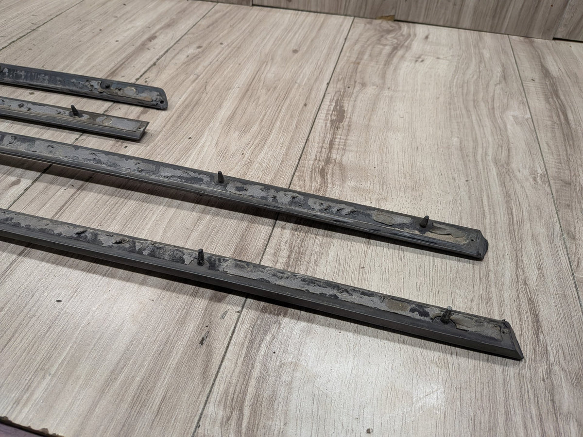2007-2013 BMW X5 E70 Front Rear Left Right Exterior Door Trim Molding SET 7158535