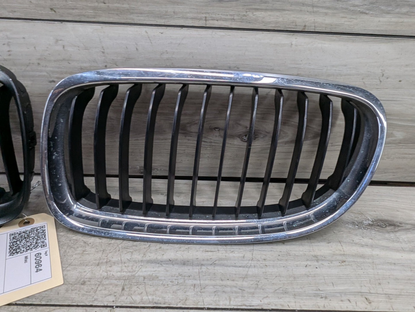 *09-11 OEM BMW E90 E91 M3 Left Right Front Bumper Upper Kidney Grilles CHROME